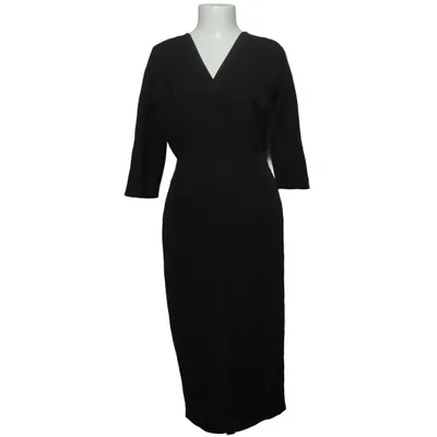 Slå-om-kjole (Sort) fra Aerin Elastan, Silke, Viscose