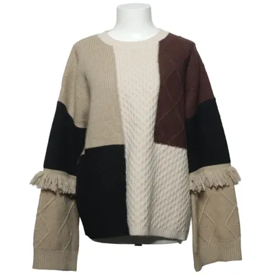 Pull-over (Beige, Marron, Noir) de Apricot Acrylique, Polyamide, Polyester
