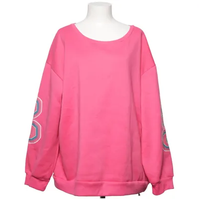 Collegetröja (Rosa, Blå, Vit) från Shein Curve Polyester