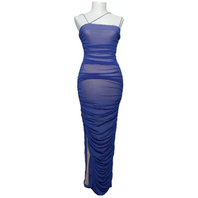 Cocktailjurk (Blauw) van Rare London Elastaan, Polyester