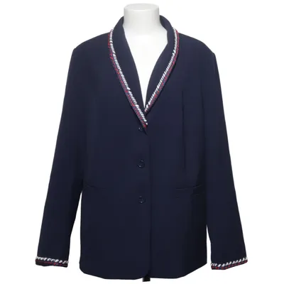 Blazer (Blue, Red, White) from Fiora Blue Elastane, Polyester, Viscose