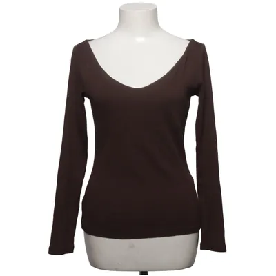 Långärmad t-shirt (Brun) från Zara Elastan