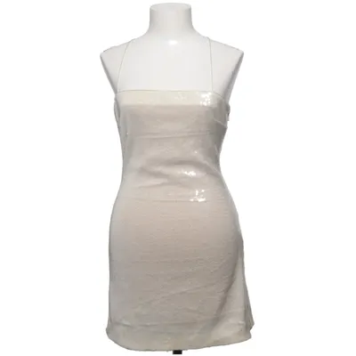 Cocktail dress (Beige, Silver) from Cinq à Sept Polyamide, Polyester, Polyurethane, Silk