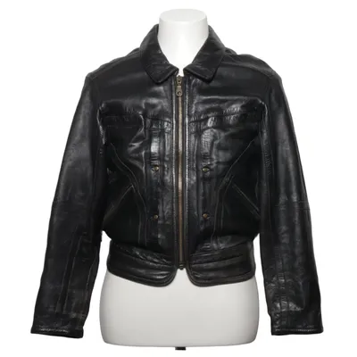 Leren jack (Zwart) van Roco Baroco Leer, Polyester