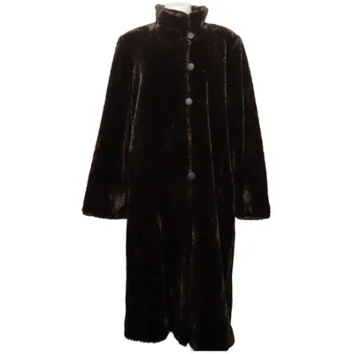 Winter coat (Brown) from Michel Alexis Acetate, Acrylic, Cotton