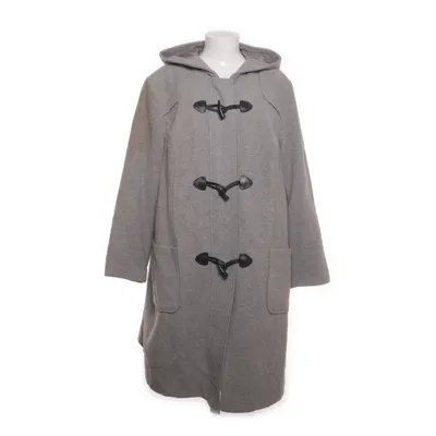 Duffle coat (Gris) de Mia Linea Polyester, Laine
