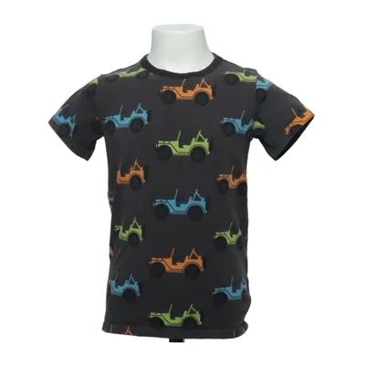 T-shirt (Gray, Multicolored) from Me&i Cotton, Elastane
