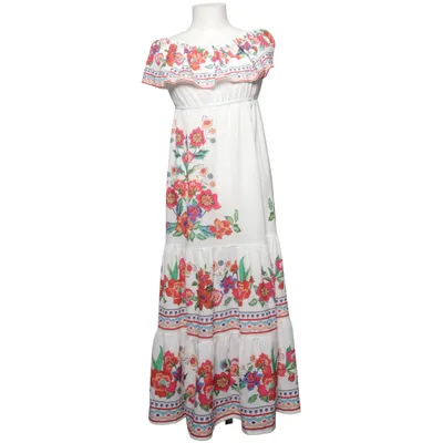 Maxi dress (White, Multicolored) from Bubba Polyester