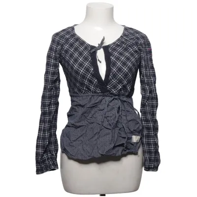 Wikkelblouse (Blauw, Wit) van Odd Molly Katoen
