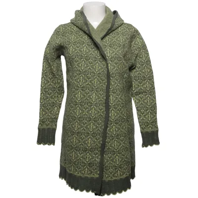 Cardigan (Green, Gray) from Sorgenfri Sylt