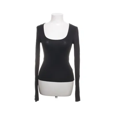 Långärmad t-shirt (Svart) från Gina Tricot Elastan, Viskos