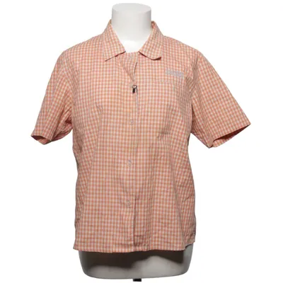 Short sleeve shirt (Orange, White) from Outdoor Discovery Cotton, Polyester