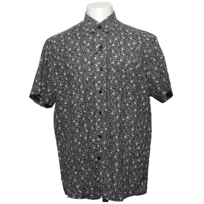 Short sleeve shirt (Black, White) from Cool Blue Company Cotton