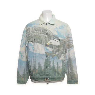 Jeansjacka (Grön, Vit, Flerfärgad) från Jaded London Bomull