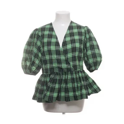 Blus (Grön, Svart, Flerfärgad) från Ganni Ekologisk bomull, Polyamid, Återvunnen polyester