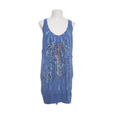 Dress (Blue, Gold) from Christian Audigier