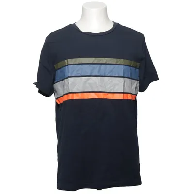 T-shirt (Blue, Multicolored) from Portonova Cotton