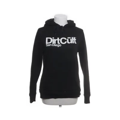 Huvtröja (Svart, Vit) från DirtCult Bomull, Polyester