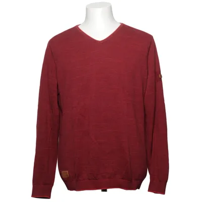 Pullover (Red) from Camel Active Acrylic, Cotton, Leather