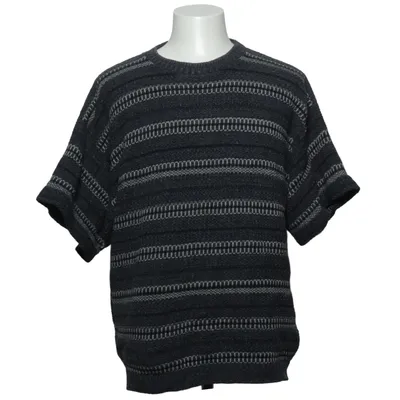 T-shirt (Gris, Blanc) de Bill Blass Acrylique, Coton