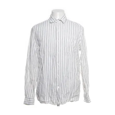 Shirt (Wit, Blauw) van A Day's March Linnen