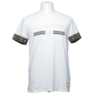 T-shirt (Blanc, Noir, Or) de Glorious Gangsta Coton, Élasthane, Polyamide, Polyester