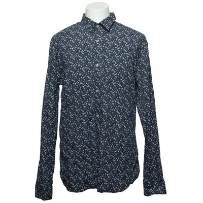 Chemise (Bleu, Blanc) de Riley Coton