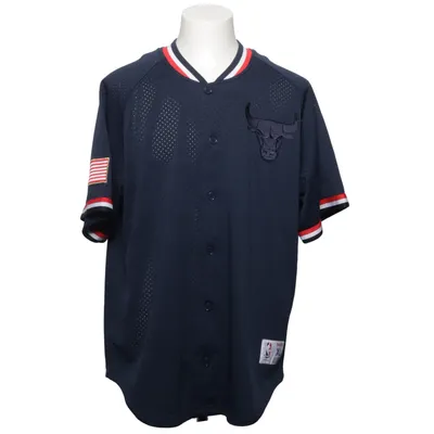Baseballtröja (Blå) från Mitchell & Ness Polyester