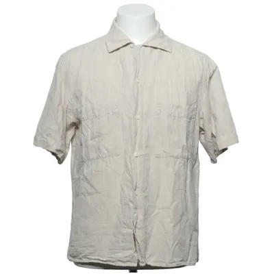 Korte mouwen shirt (Beige) van Premium by Jack & Jones Katoen, Linnen