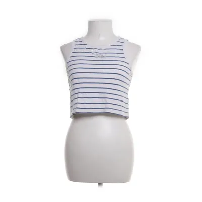 Crop top (Wit, Blauw) van Stüssy Katoen