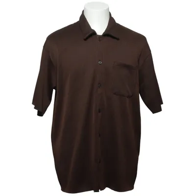 Short sleeve shirt (Brown) from Jack & Jones Originals Elastane, Polyester