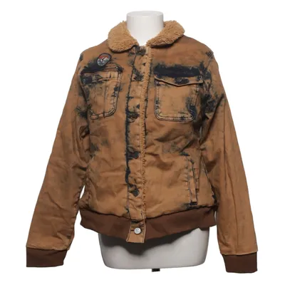 Lined denim jacket (Brown, Black) from EMP Cotton, Elastane, Polyester
