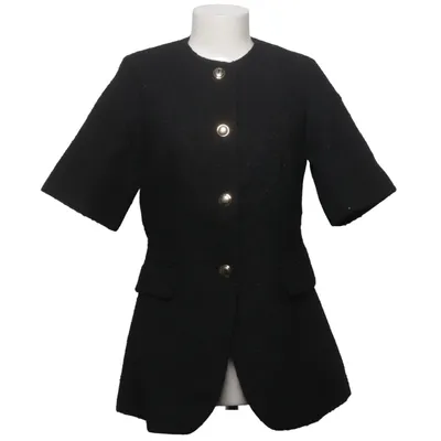 Kappa (Svart) från H&M Polyester, Ull