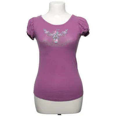 T-shirt (Lilla) fra Fornarina Bomuld, Elastan