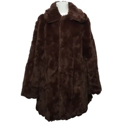 Jacket (Brown) from NowOn Acrylic, Polyester