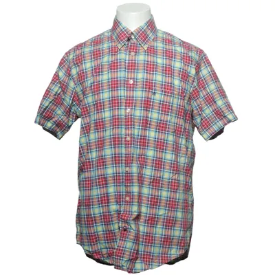 Chemise à manches courtes (Rouge, Bleu, Jaune) de American English by Park Lane Coton
