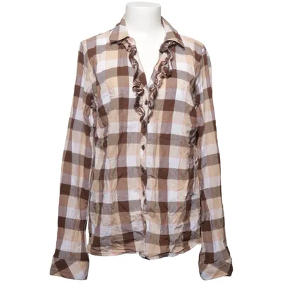 Bluse (Brun, Beige, Hvid) fra Colours Of The World