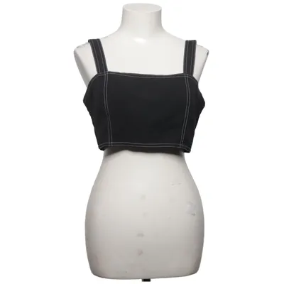 Crop top (Zwart) van 4th + Reckless Polyester, Viscose