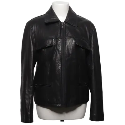 Leather jacket (Black) from Leather Sound Polyester
