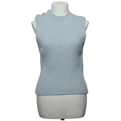 Pull sans manches (Bleu) de Ganni Polyamide, Laine