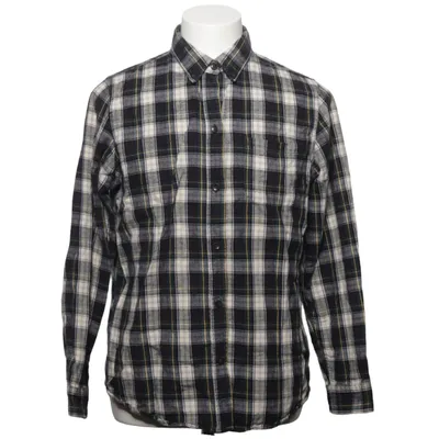 Flanellen overhemd (Zwart, Wit, Geel) van L.L. Bean Katoen