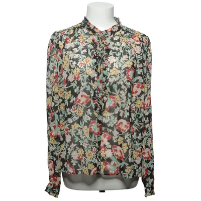 Bluse (Schwarz, Mehrfarbig) von Naf Naf Metallfaser, Polyester