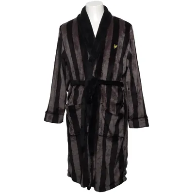 Bathrobe (Black, Gray) from Lyle & Scott Polyester
