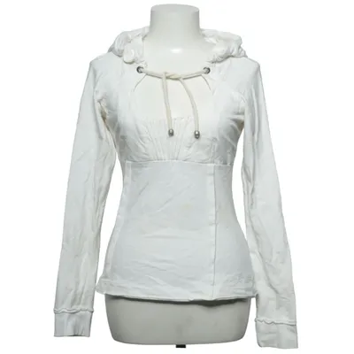 Sweat à capuche (Blanc) de Miss Sixty Coton, Élasthane