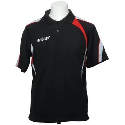 Polo (Noir, Rouge, Blanc) de Saller Coton, Polyester