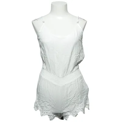 Jumpsuit (White) from Forever 21 Viscose
