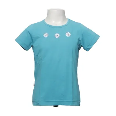 T-shirt (Blauw) van Lingon & Blåbär Katoen, Elastaan