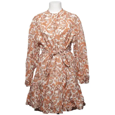 Dress (White, Brown) from Maje Cotton