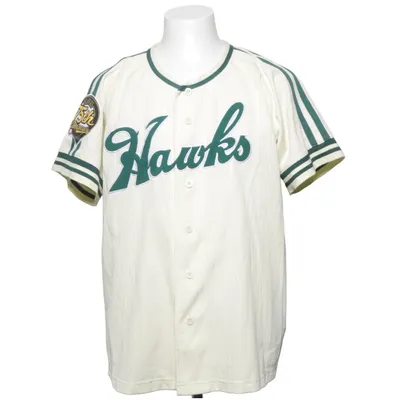 Baseballtröja (Beige, Grön) från Mizuno Polyester