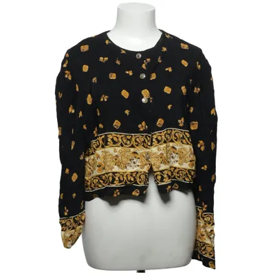 Blus (Svart, Guldfärgad) från Moda International Viskos